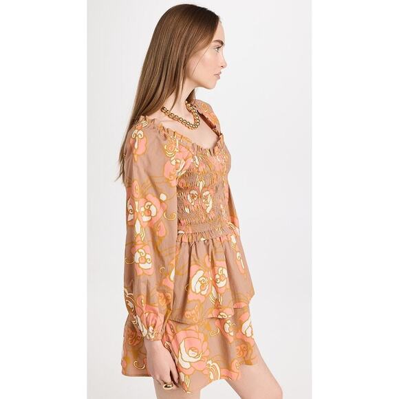 Cleobella Journee Mini Dress in Floral Abstract Rose Print Size XS - Picture 5 of 12